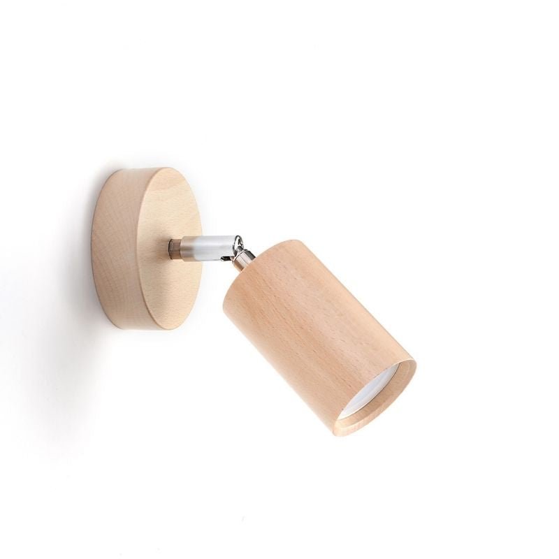 Applique Murale Orientable Bois pour Ampoule GU10 - Silumen