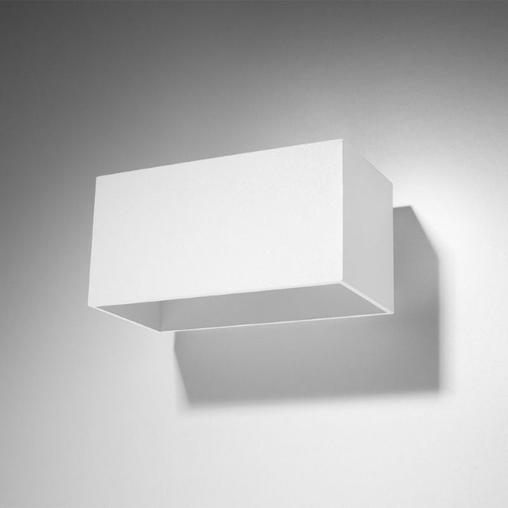 Applique Murale Rectangulaire pour 2 Ampoules G9 - Silumen