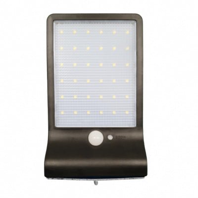 Applique murale Solaire LED Noire 2.5W avec Détecteur de Mouvement - Silumen