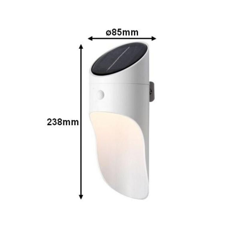 Applique Solaire Extérieure Blanche 1W - Silumen