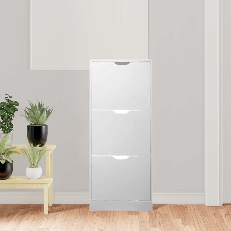 Armoire à Chaussure 3 Niveaux 60x23x119 cm - Silumen