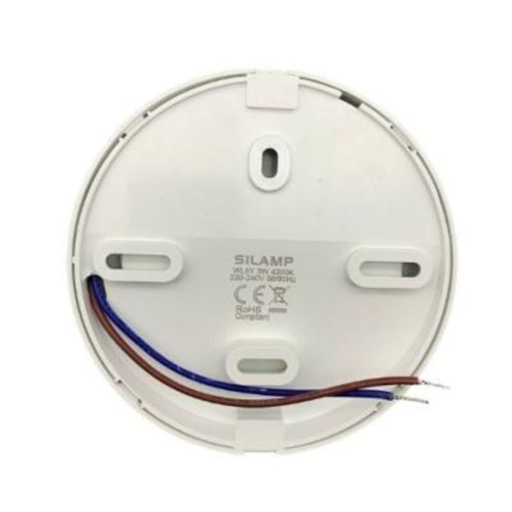 Balise LED Saillie 3W 220V 120° Rond pour Escalier - Silumen
