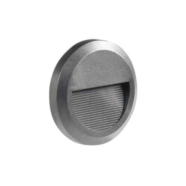 Balise LED saillie Ronde 2W 220V 55° IP65 pour Escalier - Silumen
