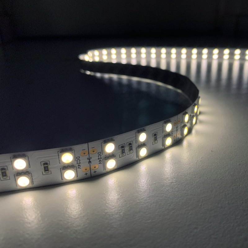 Bandeau LED 24V 5M 5050 IP20 120LED/m Double Rangée - Silumen