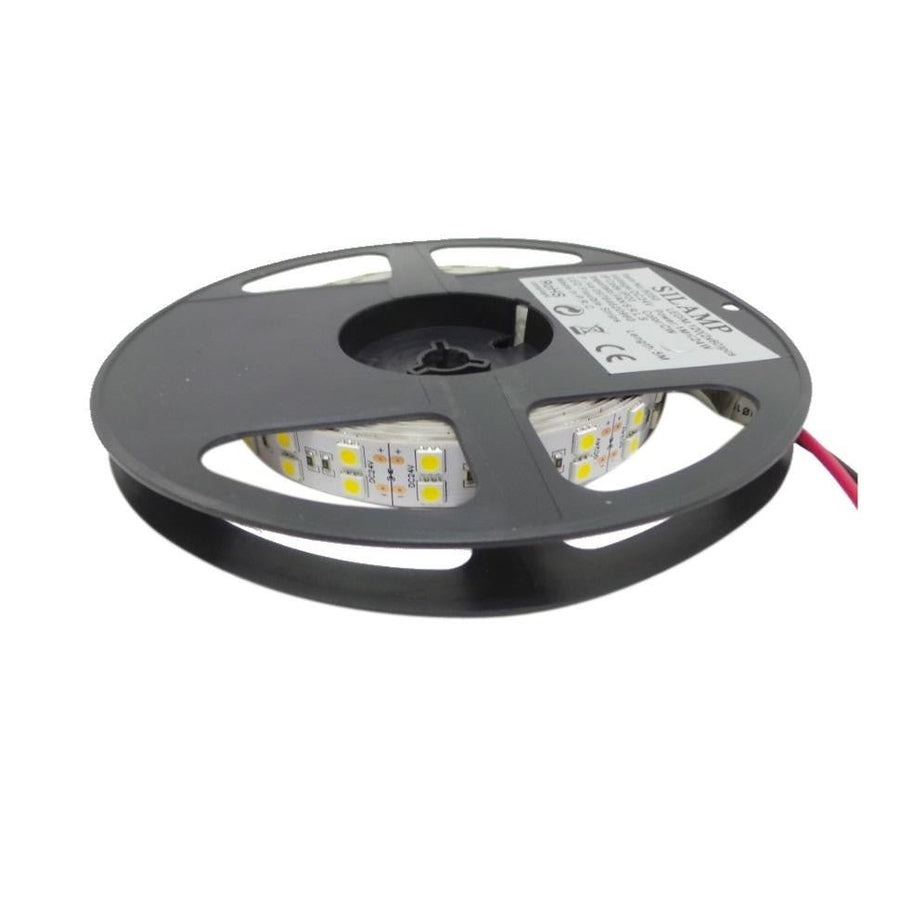 Bandeau LED 24V 5M 5050 IP20 120LED/m Double Rangée - Silumen