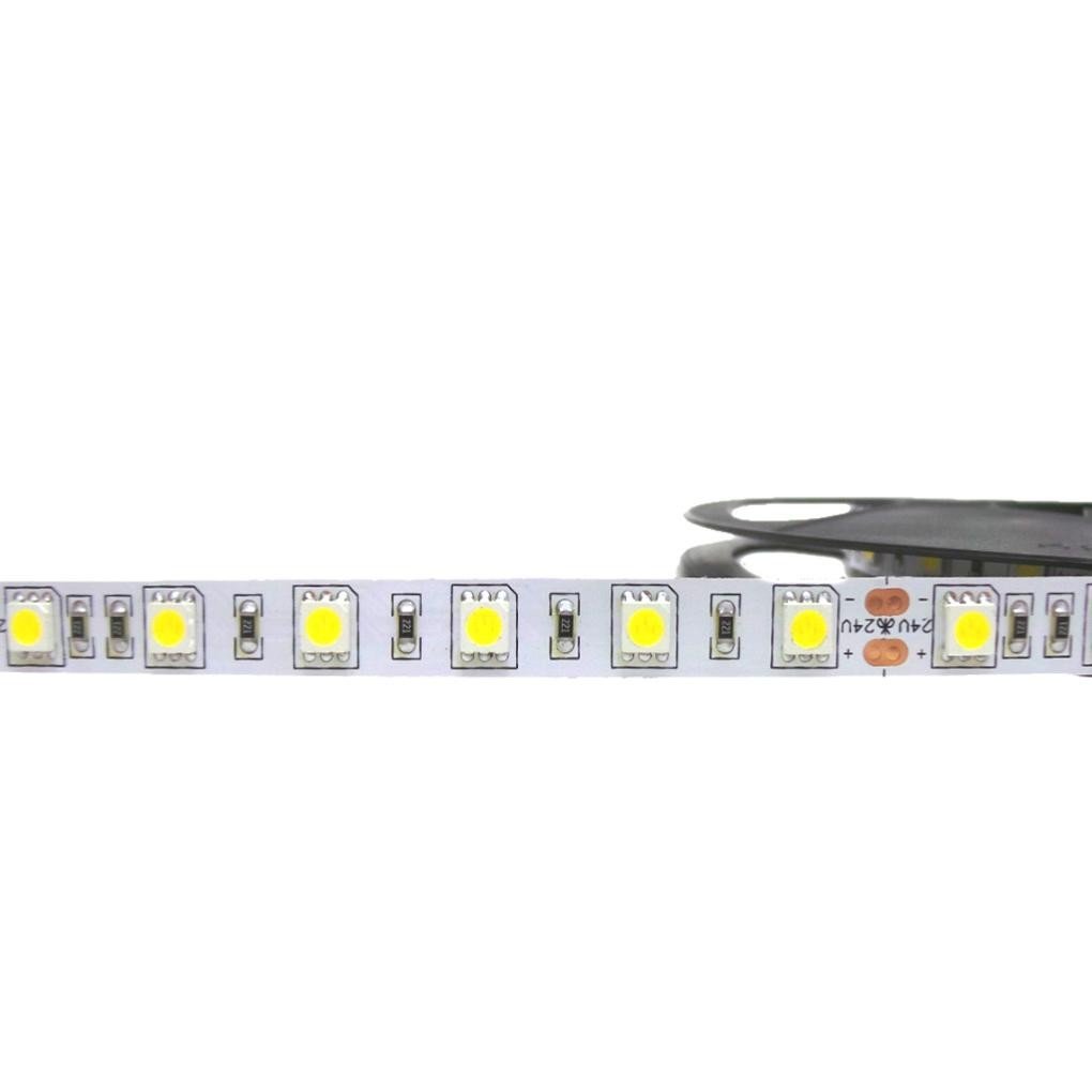 Bandeau LED 5M 24V 5050 IP20 60LED/m - Silumen