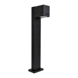 Terminal de jardín negro de 50 cm IP54 para bulbo Gu10