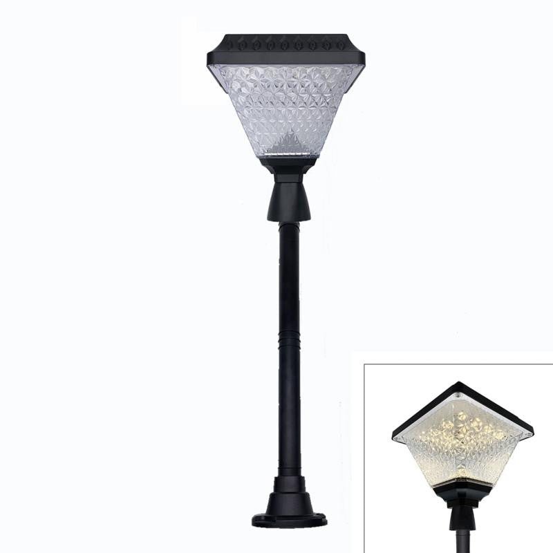 Borne de Jardin Solaire Crépusculaire IP65 2W - Silumen