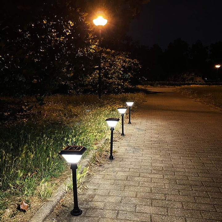 Borne de Jardin Solaire Crépusculaire IP65 2W - Silumen