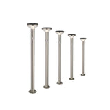 LED 2W 80cm Solar Terminal IP44 Ronde met aluminium PIR -detector (5 pack)