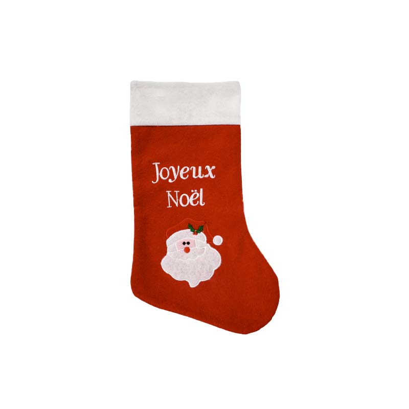 Botte de Noël en feutrine JOYEUX NOEL - Silumen