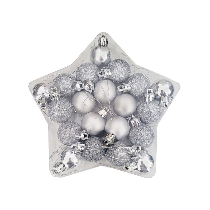 Boules de Noël 20 pcs Ø3cm - Silumen
