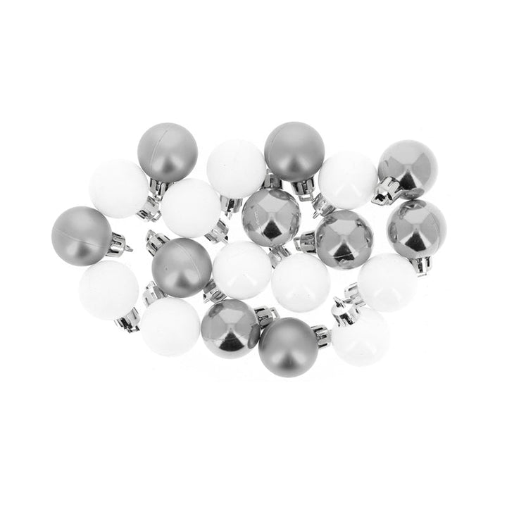Boules de Noël 20 pcs Ø3cm - Silumen