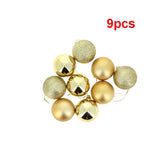 Boules de Noël 9 pcs Ø6cm