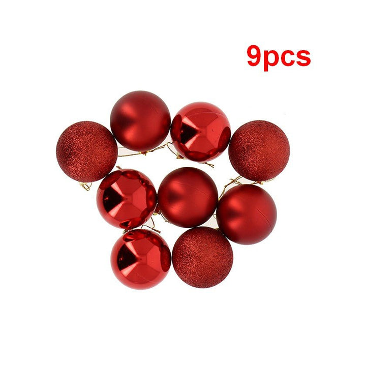 Boules de Noël 9 pcs Ø6cm - Silumen