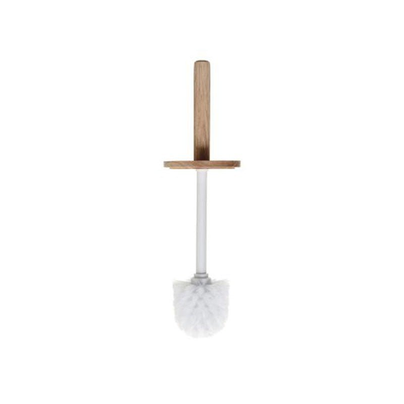 Brosse WC en bambou et plastique - Motif marbre - Silumen