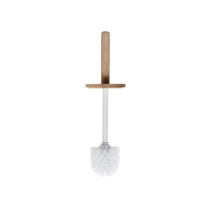 Brosse WC en bambou et plastique - Motif marbre - Silumen