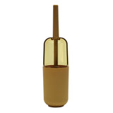 Brosse WC en plastique transparent opaque - Couleur Uni