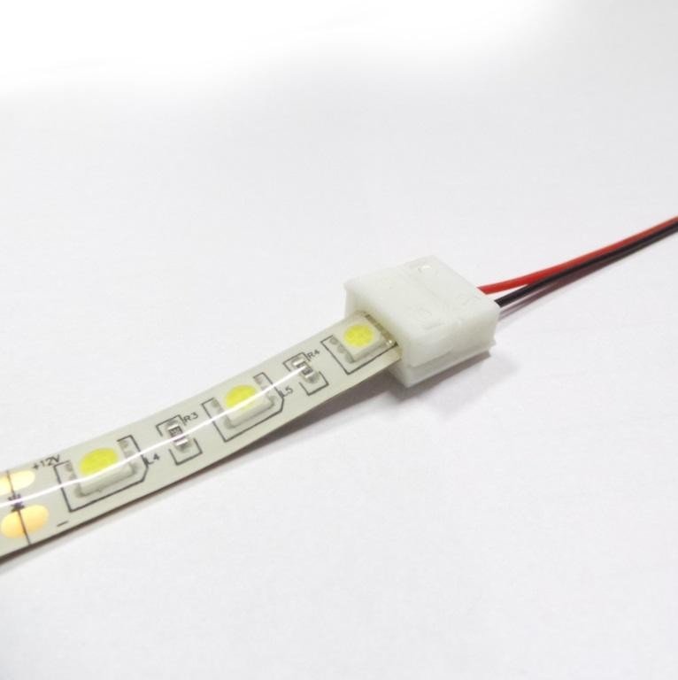 Câble Double Connecteur Ruban LED 12V 5050 / 5730 - Silumen
