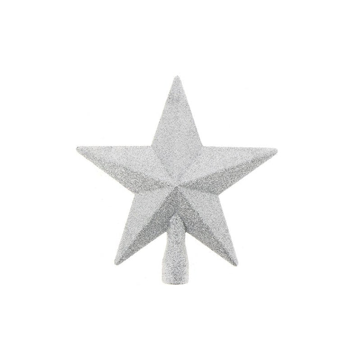 Cimier de Sapin Etoile paillette 20cm - Silumen
