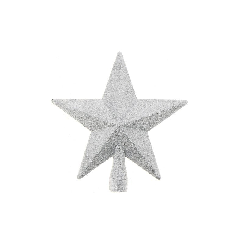 Cimier de Sapin Etoile paillette 20cm - Silumen