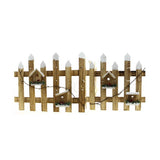 Clôture en bois LED