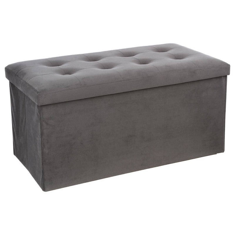 Coffre de Rangement Banc Matelassé 75 cm - Silumen