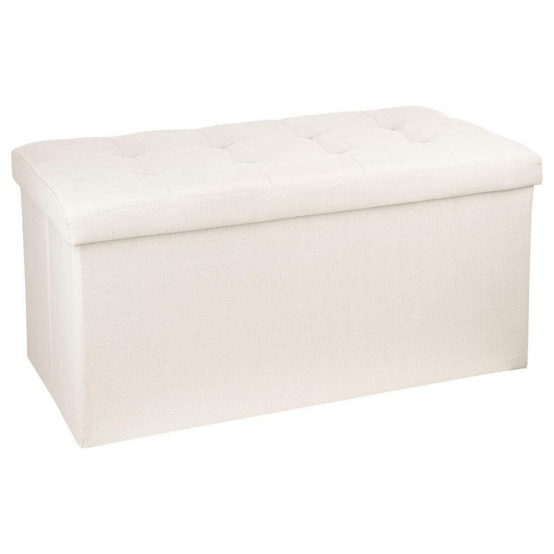 Coffre de Rangement Banc Matelassé 75 cm - Silumen