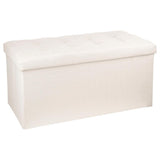 Almacenamiento de caja de almacenamiento 75 cm Banco acolchado
