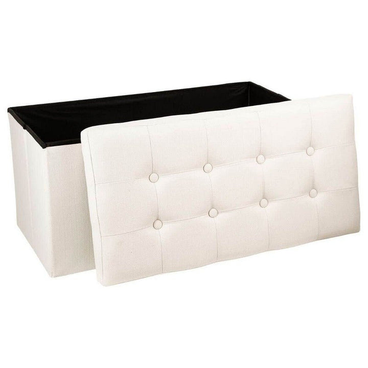Coffre de Rangement Banc Matelassé 75 cm - Silumen
