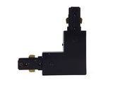 Conector angular de riel de fase monofásica