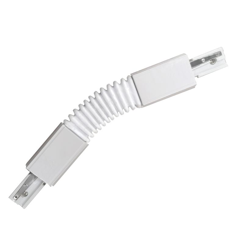 Connecteur flexible pour Rail Triphasé Blanc - Silumen