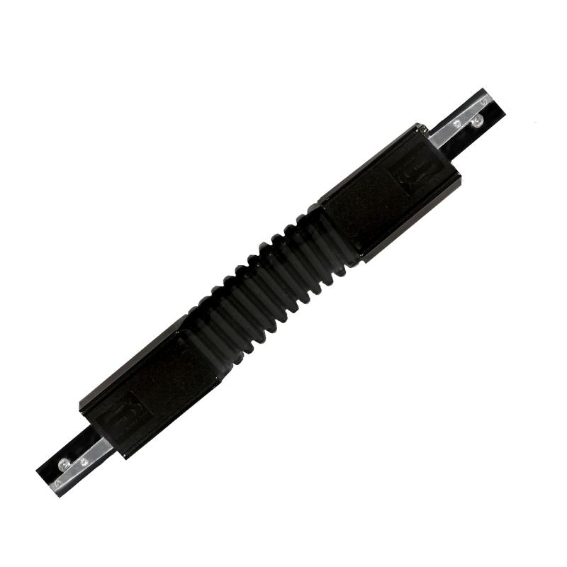 Connecteur flexible pour Rail Triphasé Noir - Silumen