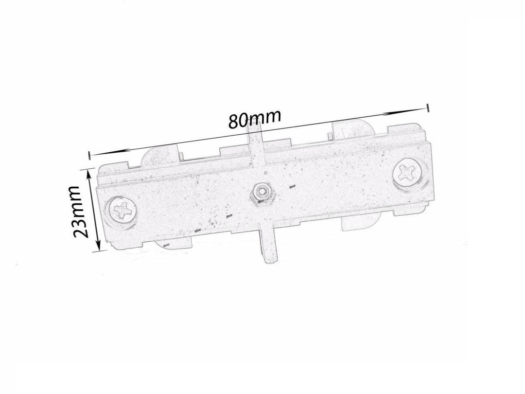 Connecteur Lineaire Rail Monophase - Silumen