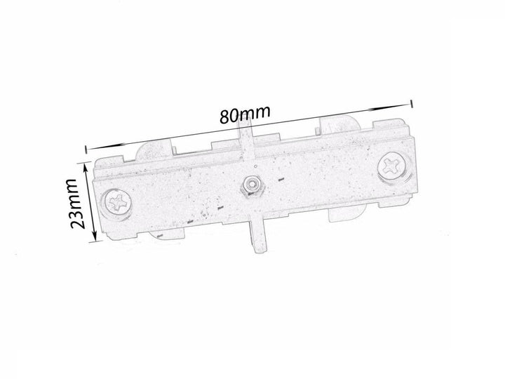 Connecteur Lineaire Rail Monophase - Silumen