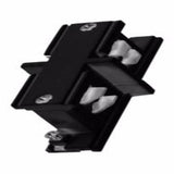 Conector lineal de riel de tres fases negros