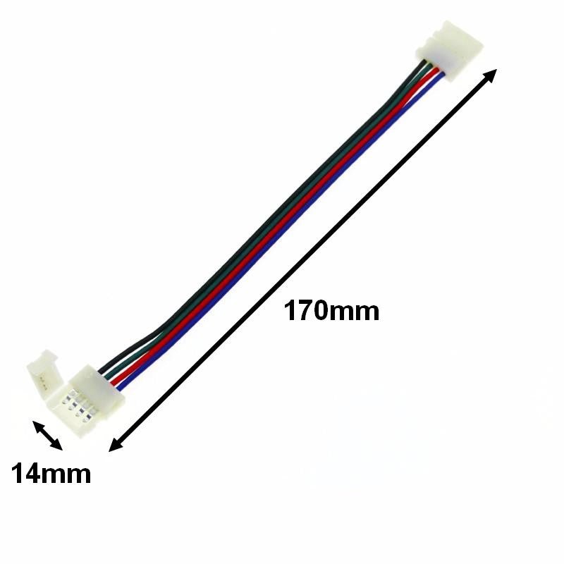 Connecteur Ruban LED RGB 12V 14mm - Silumen