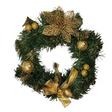 Kerstkrans deur 30 cm goud