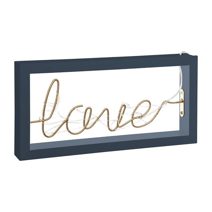 Déco Lumineuse Mots "Love" LED 25 x 15 cm - Silumen