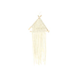 Decoração de parede de macramé 68 x 27 x 3 cm
