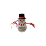 Décoration de Sapin Bonhomme de Neige Lumineux LED H.10cm (piles incluses)