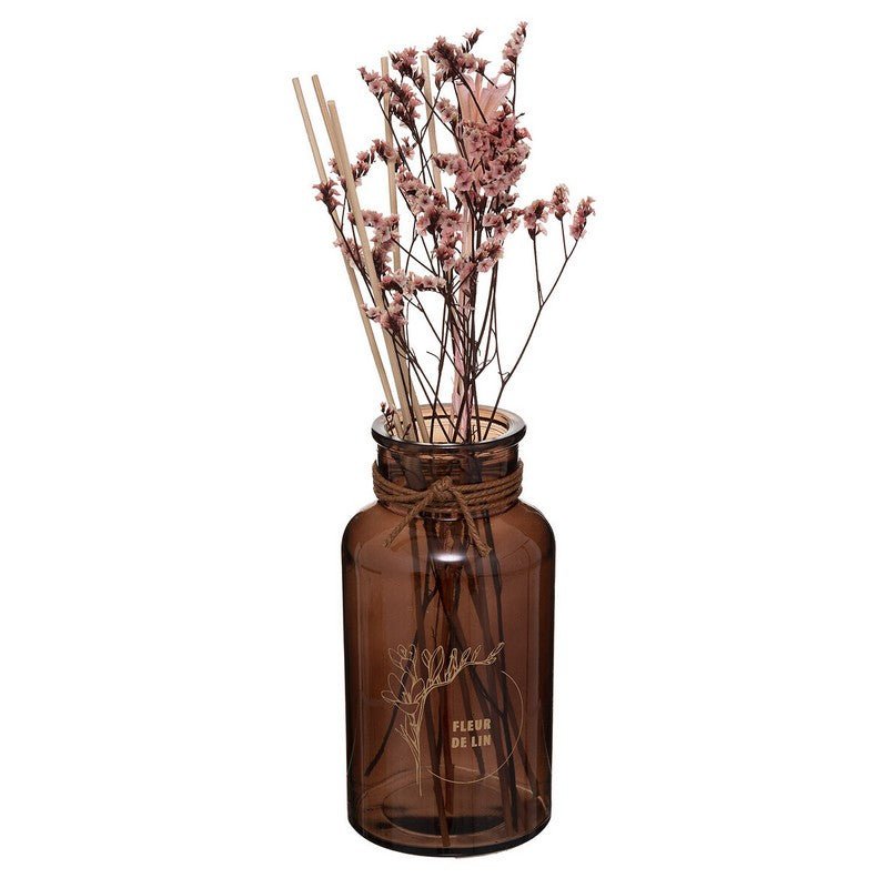 Diffuseur de Parfum Fleur de lin avec Fleurs Séchées - Silumen