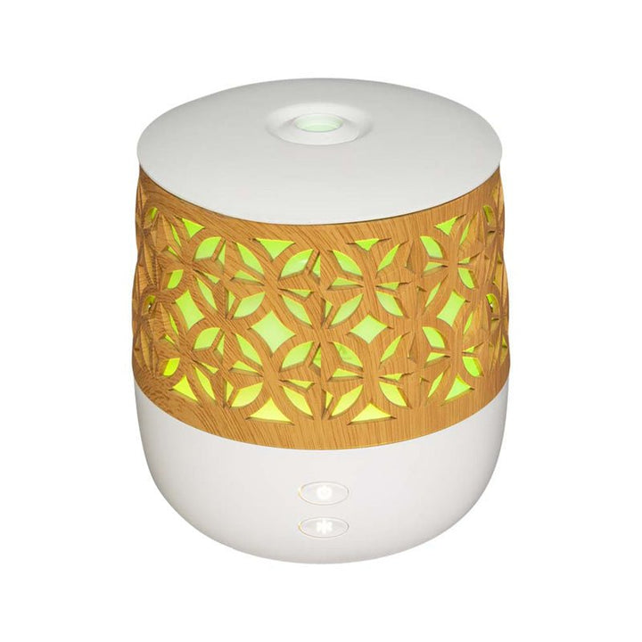 Diffuseur Huiles Essentielles Bois 100ml Lumière Changeante - Silumen