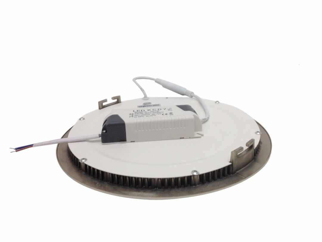 Downlight Dalle LED 18W Extra Plate Ronde ALU - Silumen