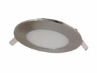 6W Extra Flat Round LED Panel Downlight - Warm White 2300K - 3500K / Aluminum