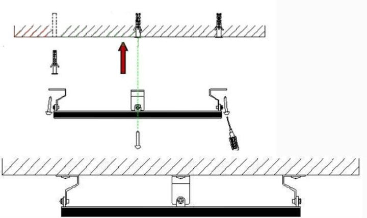 Équerres de fixation pour Dalle LED - Silumen