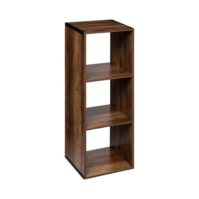 Étagère en bois 3 cases 35x32x101 cm - Bois - Silumen