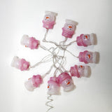 Garland de bateria 1m80 Christmas 10led ip20 - branco quente