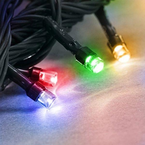 Guirlande LED Connectée Wifi RGB 20m IP44 6V 120LED - Silumen