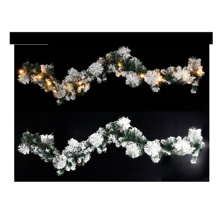 Guirlande Lumineuse Branches Floquées 1.8M L20cm 25LED avec timer - BLANC CHAUD - Silumen